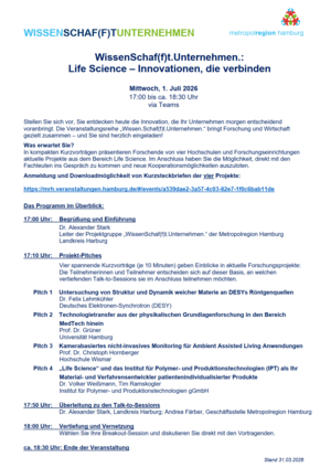 Bild vergr&ouml;&szlig;ern: WissenSchaf(f)t. Unternehmen - Life Science